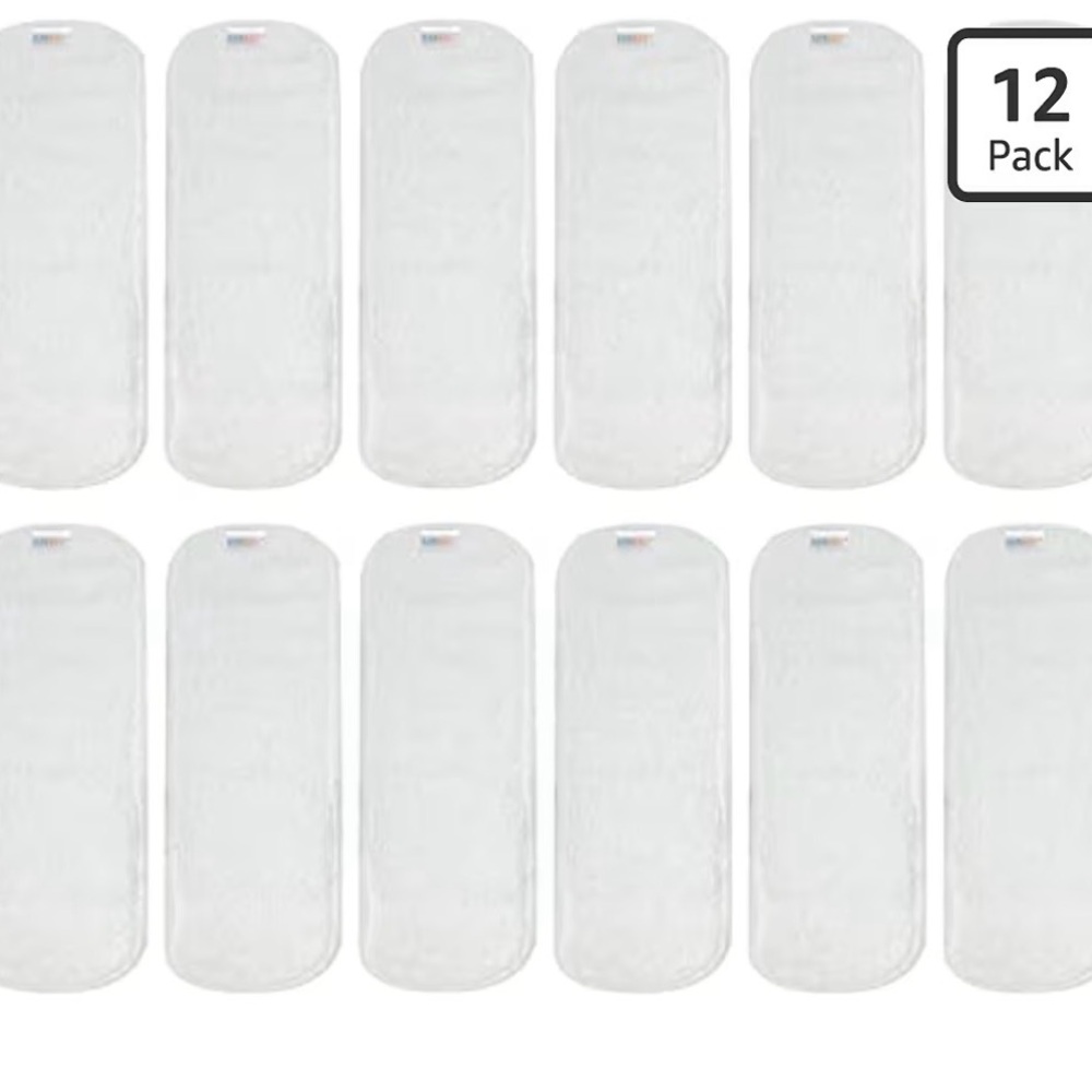 ALVABABY 12PCS Newborn Cloth Diaper Insert,Less Than 12pounds 3-Layer Micro 12ST